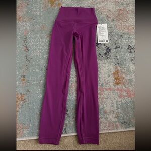 Lululemon Vivid Plum Align 25’ Leggings